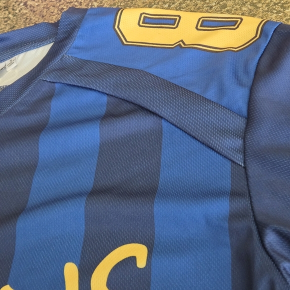 The Simpsons 20th Television Vibrant Blue Long Sleeve Jersey Shirt Men's size S - Picture 11 of 16